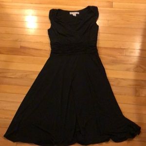 Midi black dress, size 6